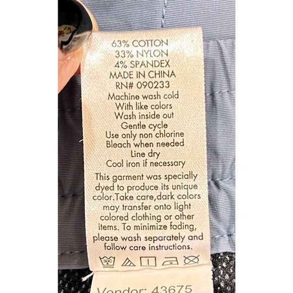 PacSun Federal Blue Straight Leg High Rise Mens Cargo Pants - Picture 10 of 11